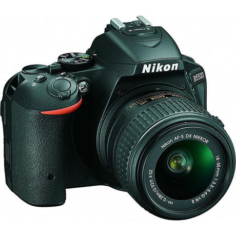 D5500 Spiegelreflexkamera - Schwarz + Nikkor AF-P DX 18-55mm f/3.5-5.6 G VR