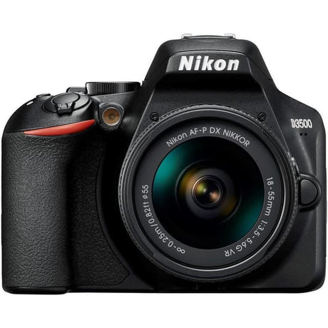 Nikon D3500 Spiegelreflexkamera - Schwarz + AF-P DX Nikkor 18-55mm f/3.5-5.6G VR Objektiv