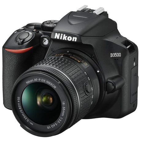 Nikon D3500 Spiegelreflexkamera - Schwarz + AF-P DX Nikkor 18-55mm f/3.5-5.6G VR Objektiv