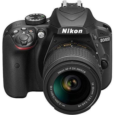 SLR D3400 - Schwarz + Nikon AF-P DX Nikkor 18-55 mm f/3.5-5.6G VR