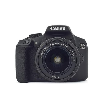 Canon EOS 1300D Spiegelreflexkamera - Schwarz + Canon EF-S 18-55mm f/3.5-5.6 IS II Objektiv