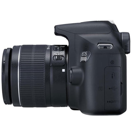 Canon EOS 1300D Spiegelreflexkamera - Schwarz + Canon EF-S 18-55mm f/3.5-5.6 IS II Objektiv