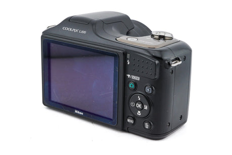Nikon Coolpix L100 – Kompakte Digitalkamera Vintage Digicam (Schwarz) Wiederaufbereitet