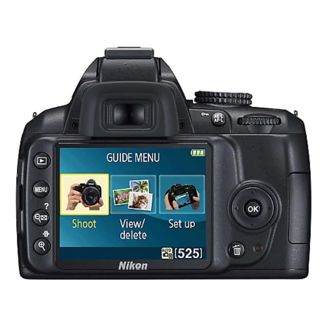 SLR D3000 - Black + Nikon Nikon AF-S DX Nikkor 18-55 mm f/3.5-5.6G II f/3.5-5.6 de segunda mano en Camera Market