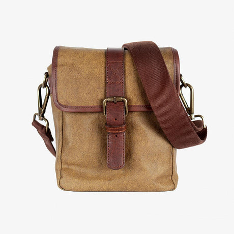 Berlin Olive Green Waxed Canvas Kameratasche