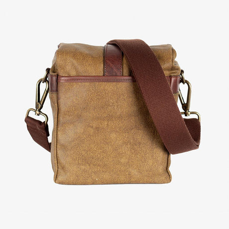 Berlin Olive Green Waxed Canvas Kameratasche