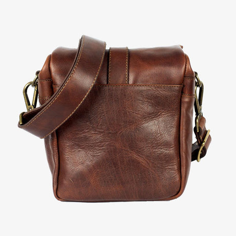 Berlin Cognac Leder Kameratasche