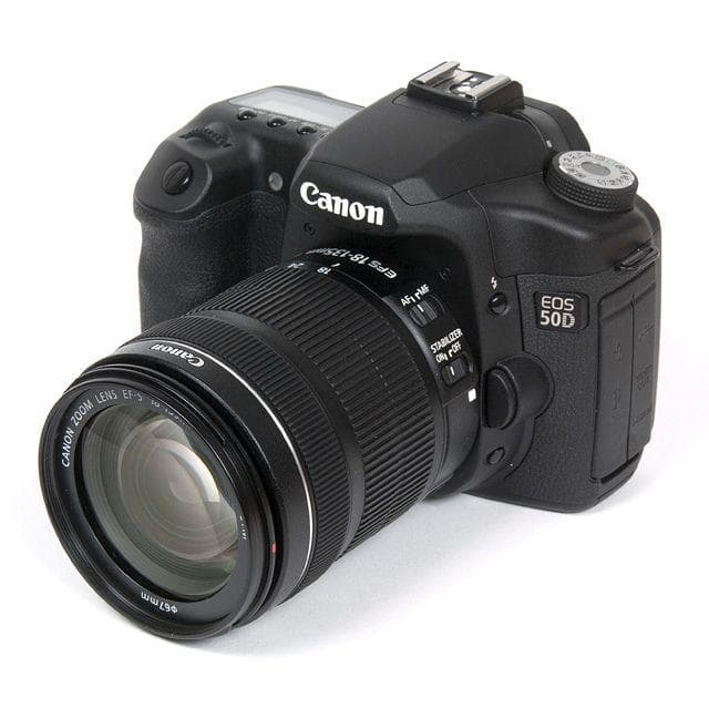 Réflex EOS 50D - Black + Canon EF-S 18-55mm f/4-5.6 IS II f/4-5.6 de segunda mano en Camera Market
