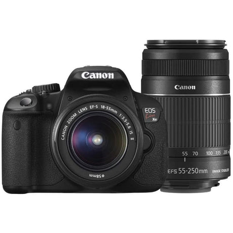 Canon EOS 600D (Kiss X6i) - Schwarz + Canon EF-S 18-55 mm f/3.5-5.6 IS II Objektiv