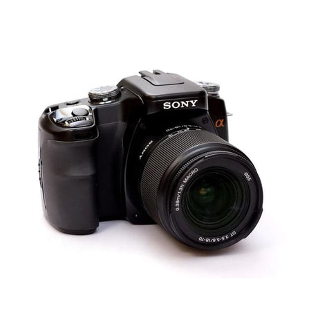 Alpha DSLR-A100 Spiegelreflexkamera - Schwarz + Sony DT 18-200mm f/3.5-6.3
