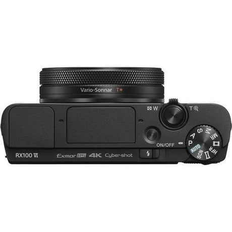 Cyber-shot DSC-RX100 VI Kompaktkamera – Schwarz + Carl Zeiss Vario-Sonnar T* 24-200 mm f/2,8–4,5