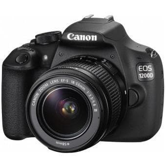 Canon EOS 1200D Spiegelreflexkamera - Schwarz + Canon EF-S 18-55mm f/3.5-5.6 III Objektiv