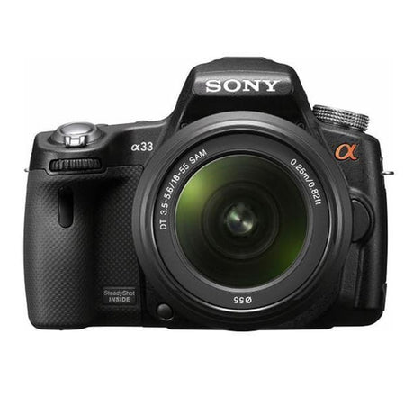 SLT-A33 Spiegelreflexkamera - Schwarz + Sony DT 18-55mm f/3.5-5.6 SAM