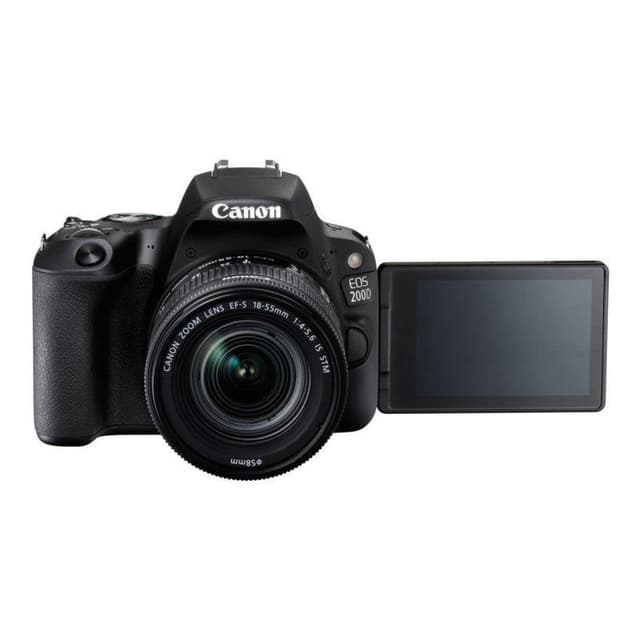 EOS 200D SLR - Black + Canon EF-S 18-55mm f/4-5.6 IS STM f/4-5.6 de segunda mano en Camera Market
