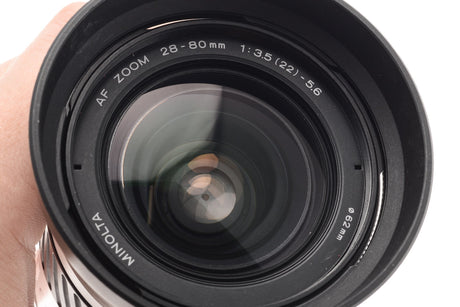 Minolta Dynax 404si + 28-80mm f3.5-5.6 AF Zoom Makro