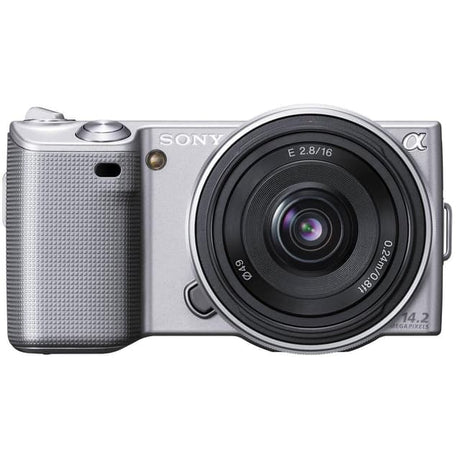 Alpha NEX-5K – Silber + Sony 18–55 mm f/3.5–5.6