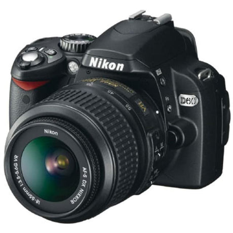 Nikon D60 Spiegelreflexkamera - Schwarz + Nikon AF-S DX Nikkor 18-70mm f/3.5-4.5G IF-ED Objektiv