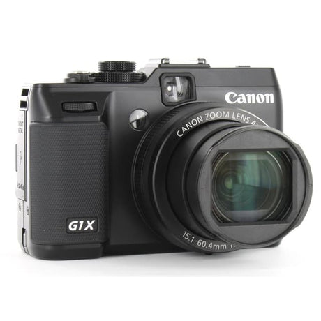 PowerShot G1X – Schwarz + Canon Zoom 3X 24–72 mm f/2,8–5,6
