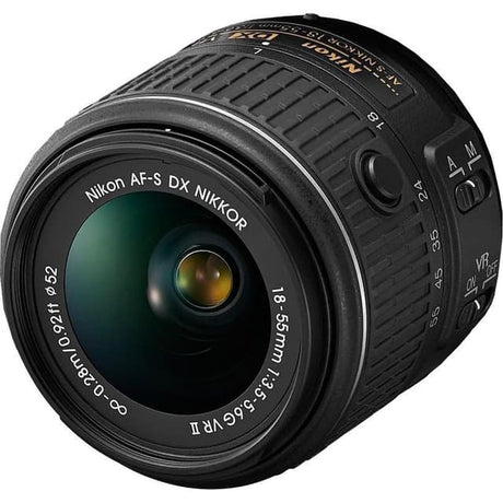 SLR D5200 - Schwarz + Nikon Nikkor AF-S DX 18-55mm f/3.5-5.6 G VR II