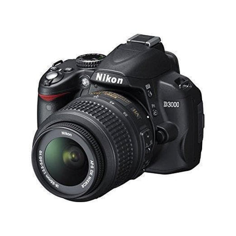 SLR D3000 - Schwarz + Nikon AF-S DX 18-55 mm f/3.5-5.6 G VR Objektiv
