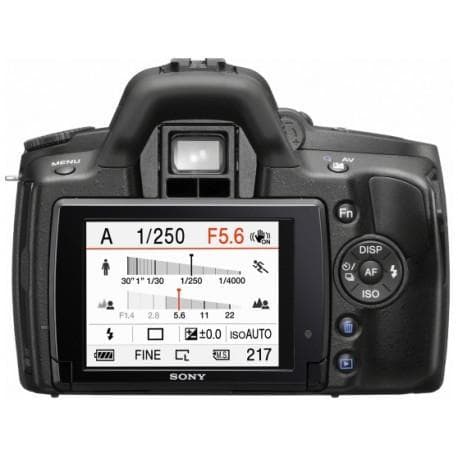 Sony Alpha DSLR-A390 - Schwarz + Sony DT 18-55mm f/3.5-5.6 SAM Objektiv