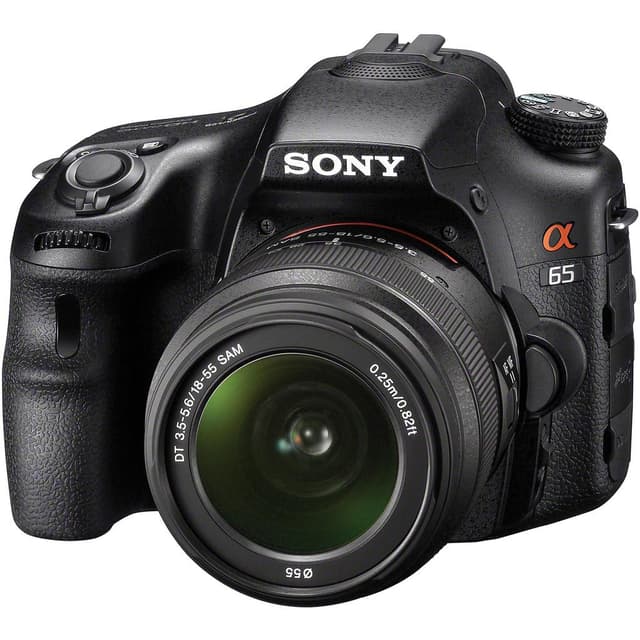 SLT-A65 Spiegelreflexkamera - Schwarz + Sony DT 18-55mm f/3.5-5.6 SAM · Hauptbild