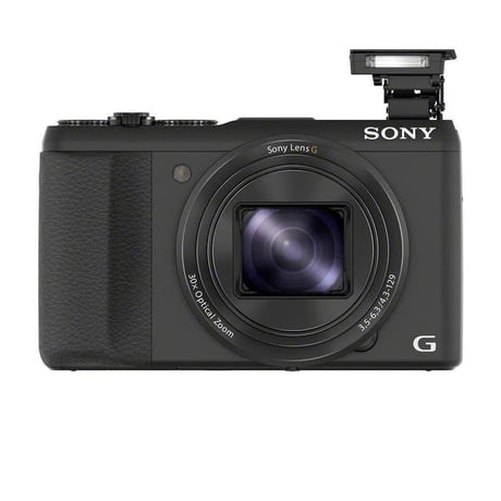 Cyber-shot DSC-HX50 Kompaktkamera - Schwarz + Sony G 30-fach optischer Zoom 24-720mm f/3.5-6.3