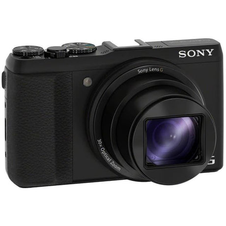 Cyber-shot DSC-HX50 Kompaktkamera - Schwarz + Sony G 30-fach optischer Zoom 24-720mm f/3.5-6.3