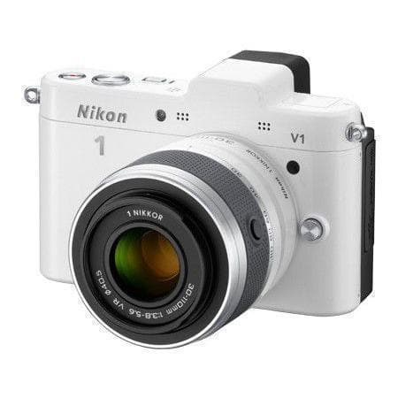 Nikon 1 V1 Weiß + Nikkor 1 10-30mm f/3.8-5.6 | Kamera Kit · Hauptbild