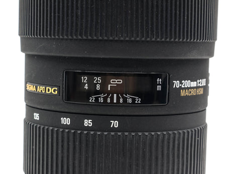 Sigma 70-200mm f/2.8 EX APO - Sony A Anschluss