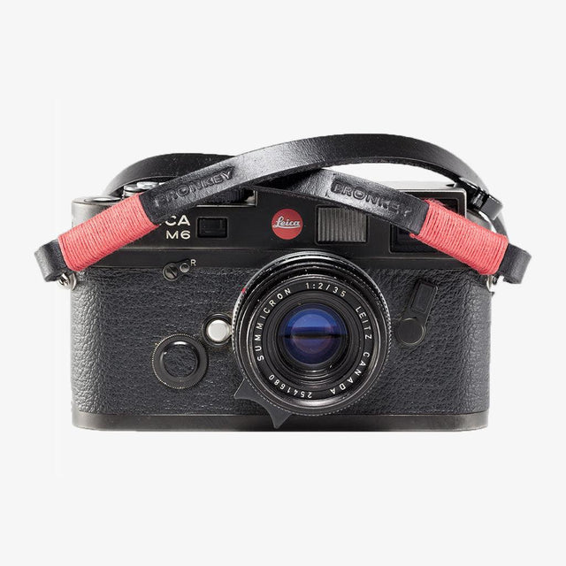Tokyo #101 - Black & Red leather camera strap de segunda mano en Camera Market