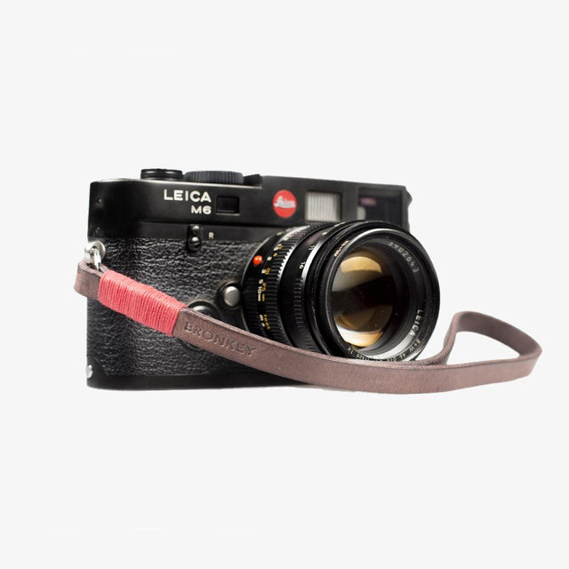 Tokyo #202 - Brown & Red leather camera strap de segunda mano en Camera Market