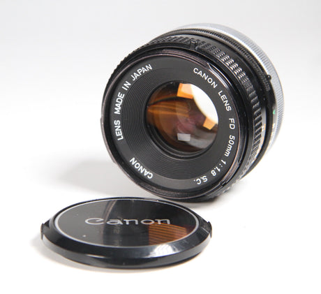 Canon FD 50mm 1:1.8 S.C. Festbrennweite für Analogkameras