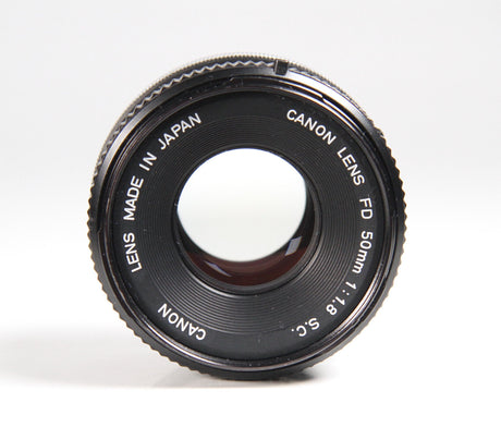 Canon FD 50mm 1:1.8 S.C. Festbrennweite für Analogkameras