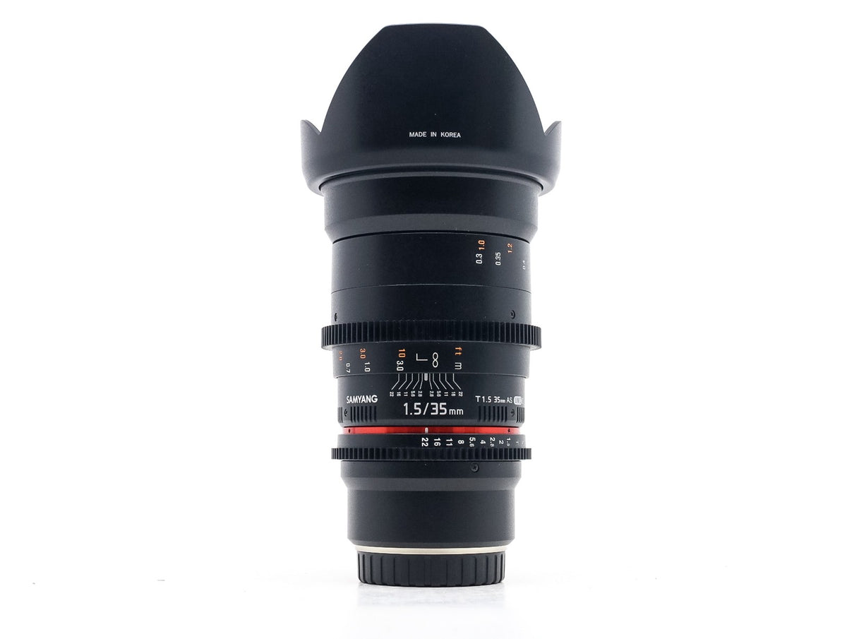 Samyang 35mm T1.5 Cine VDSLR II - Fujifilm X Fit · Hauptbild