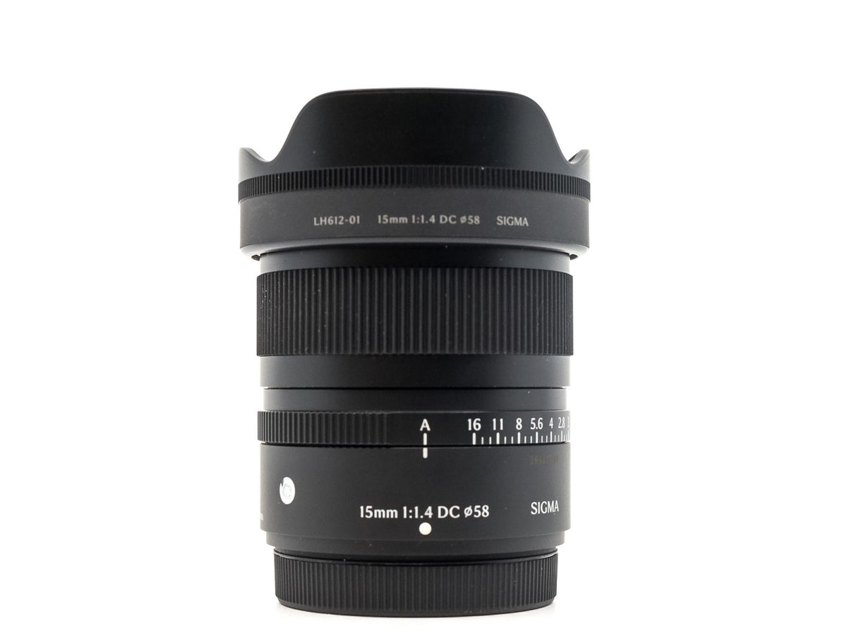 Sigma 15mm f/1.4 DC Contemporary - Fujifilm X Fit · Hauptbild