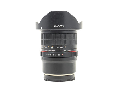 Samyang 8mm f/3.5 UMC CS II – Fujifilm X Anschluss