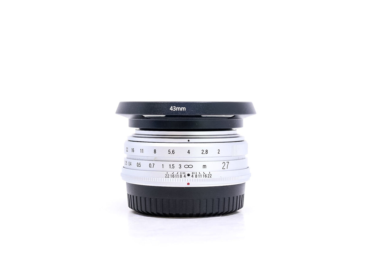 Voigtlander Ultron 27mm f/2 - Fujifilm X Fit · Hauptbild