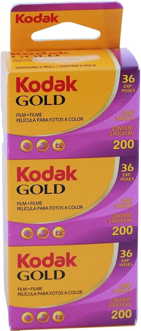 Kodak 35mm GOLD 200 Film / 3er-Pack / GB135-36-Vertikalverpackung
