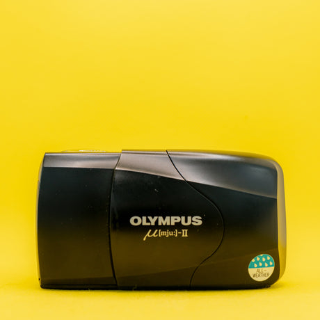 Olympus MJU II (GRAU) F2.8 Version – Premium 35mm Kompaktfilmkamera