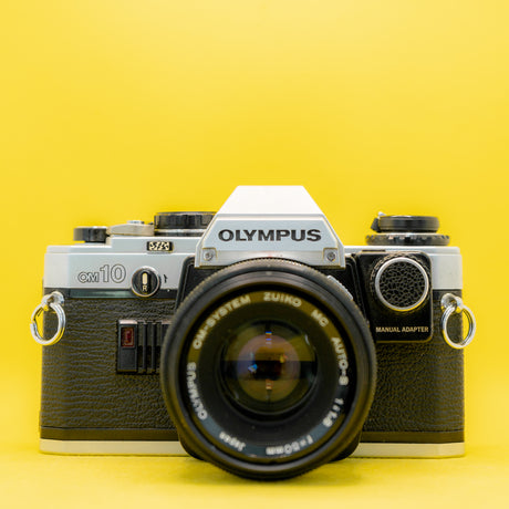 Olympus OM10 + Zuiko 50mm 1.8 – Vintage 35mm SLR Filmkamera – Ohne manuellen Adapter *