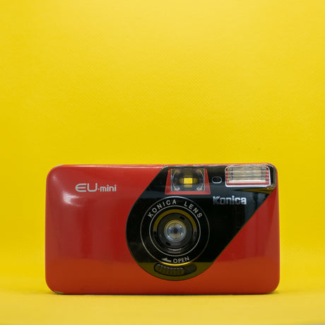 Konica EU Mini (Graue Edition) – 35mm Kompaktfilmkamera