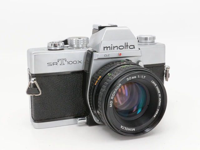 Minolta SrT100x - 35mm Film Camera w/ 50mm MD 1.7 | Cámara Analógica Vintage | Minolta de segunda mano en Camera Market