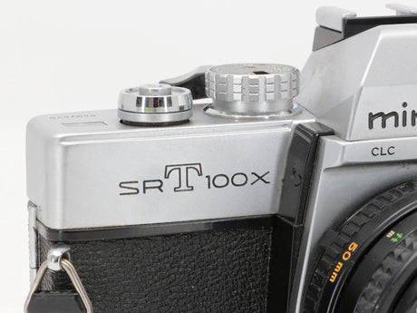 Minolta SrT100x – 35mm Filmkamera mit 50mm MD 1.7 | Vintage Analogkamera | Minolta
